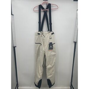 GSOU SNOW Beige Snowboard Pants Men's Size Med New w/ Tags Waterproof Breathable